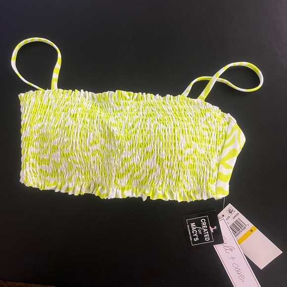Salt + Cove Other - Salt+Cove Bandeau swim top M NWT